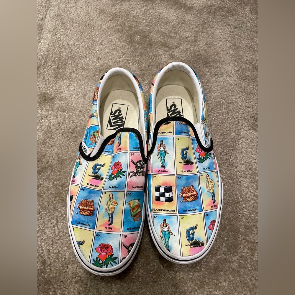 Lotería Classic Slip On Los Vans